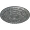 Ekena Millwork Baile Ceiling Medallion (Fits Canopies up to 3 1/4"), Hand-Painted Platinum, 20"OD x 1 5/8"P CM20BLPLS - alternate 4